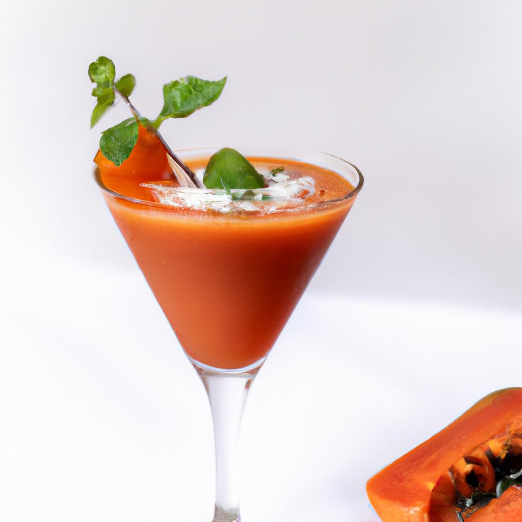 Indulge in a delicious papaya smoothie, a diabetes-friendly beverage that may help regulate blood sugar levels.