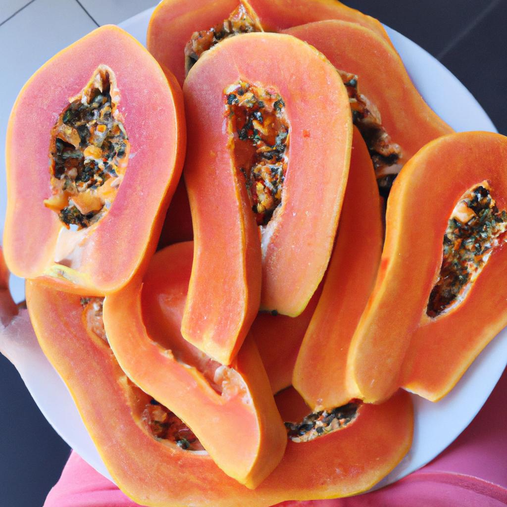 Enjoying a plate of fresh papaya slices, but does it have any impact on phlegm?