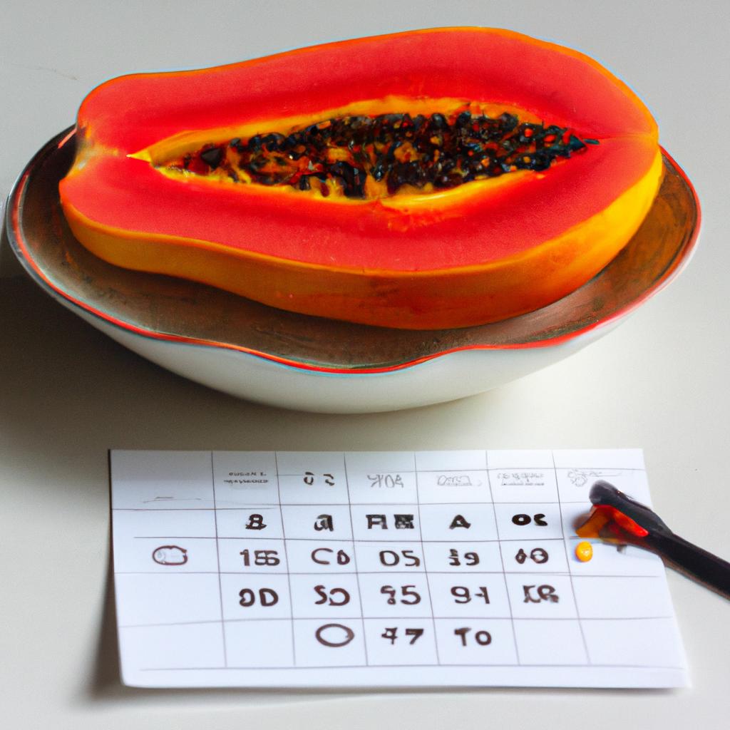 Learn about the role of papaya in maintaining a healthy menstrual cycle.