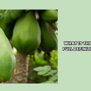 the green papaya